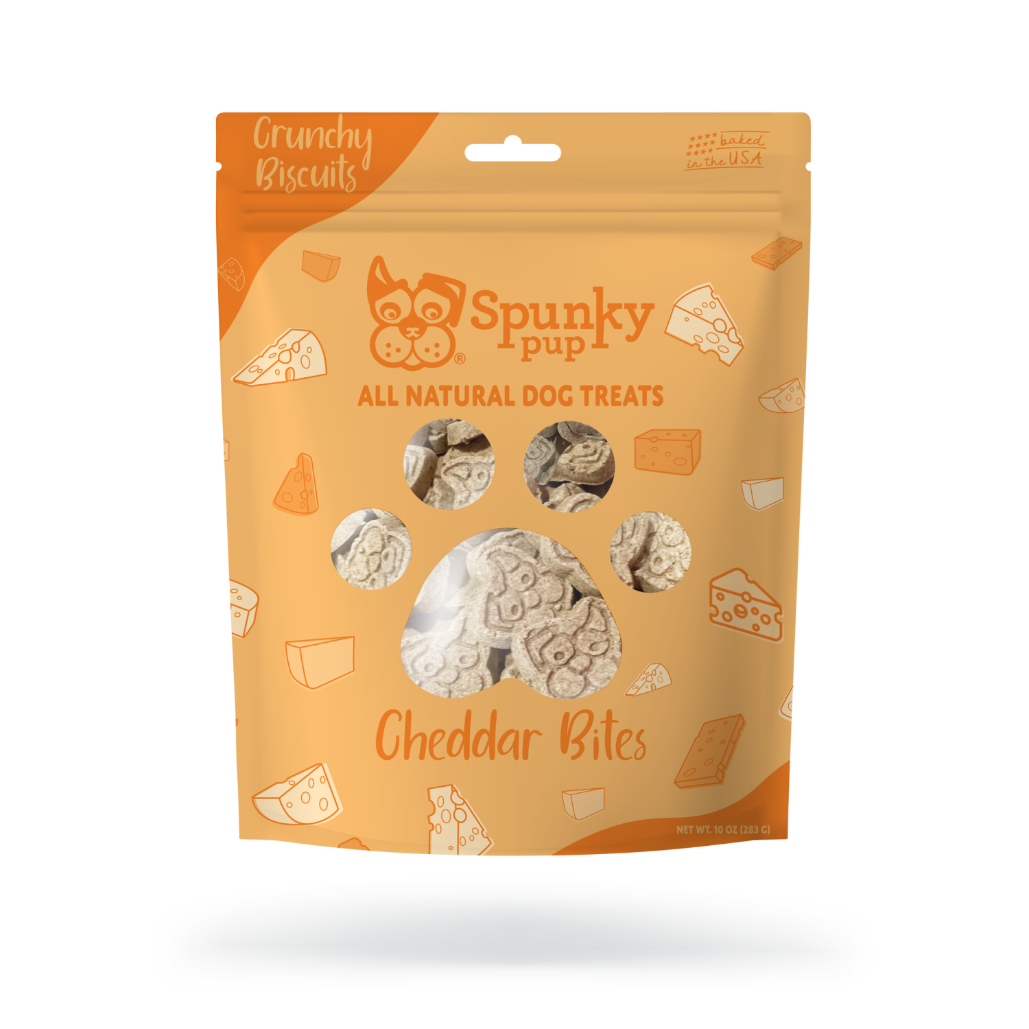 Spunky Pup Dog Toys All Natural Baked Biscuits - 10 oz Dog Toys