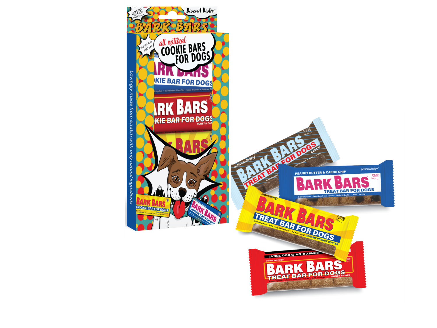 Spunky Pup Dog Toys Bark Bar Cookie Bars Dog Toys