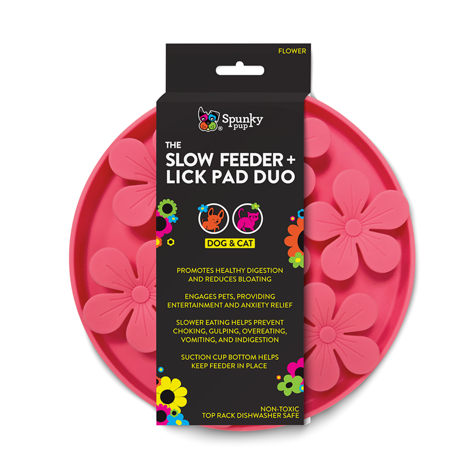 Spunky Pup Dog Toys Slow Feeder - Lick Pad Combo Dog Toys