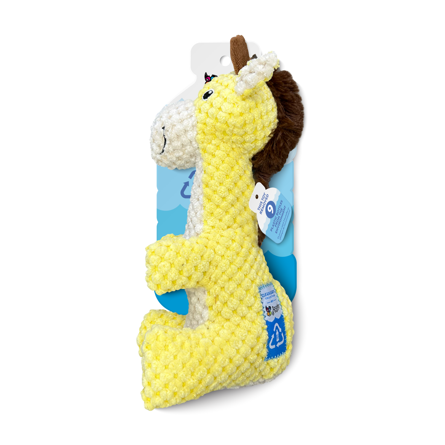 Spunky Pup Dog Toys Clean Earth Plush - Textured - 100% Sustainable Dog Toys
