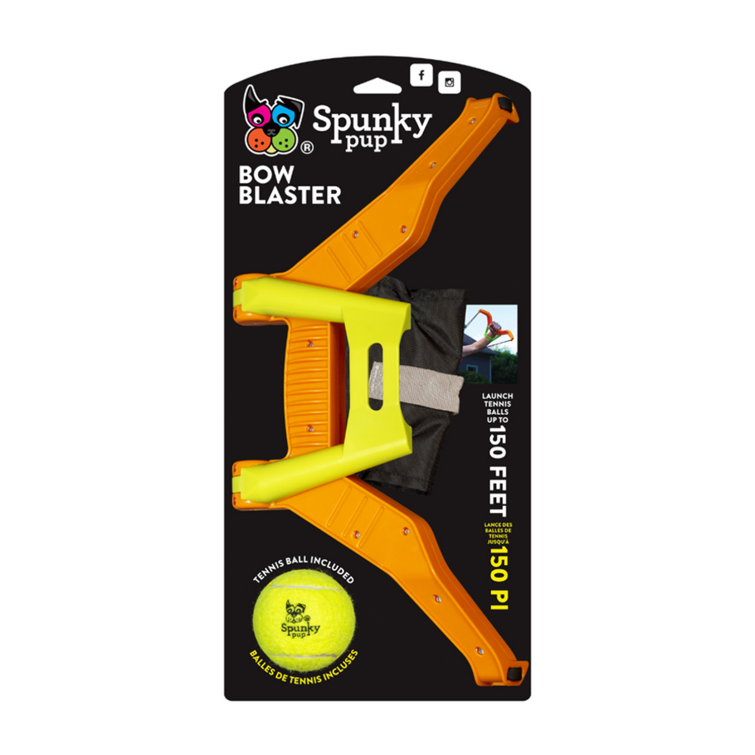 Spunky Pup Dog Toys Bow Blaster Dog Toys