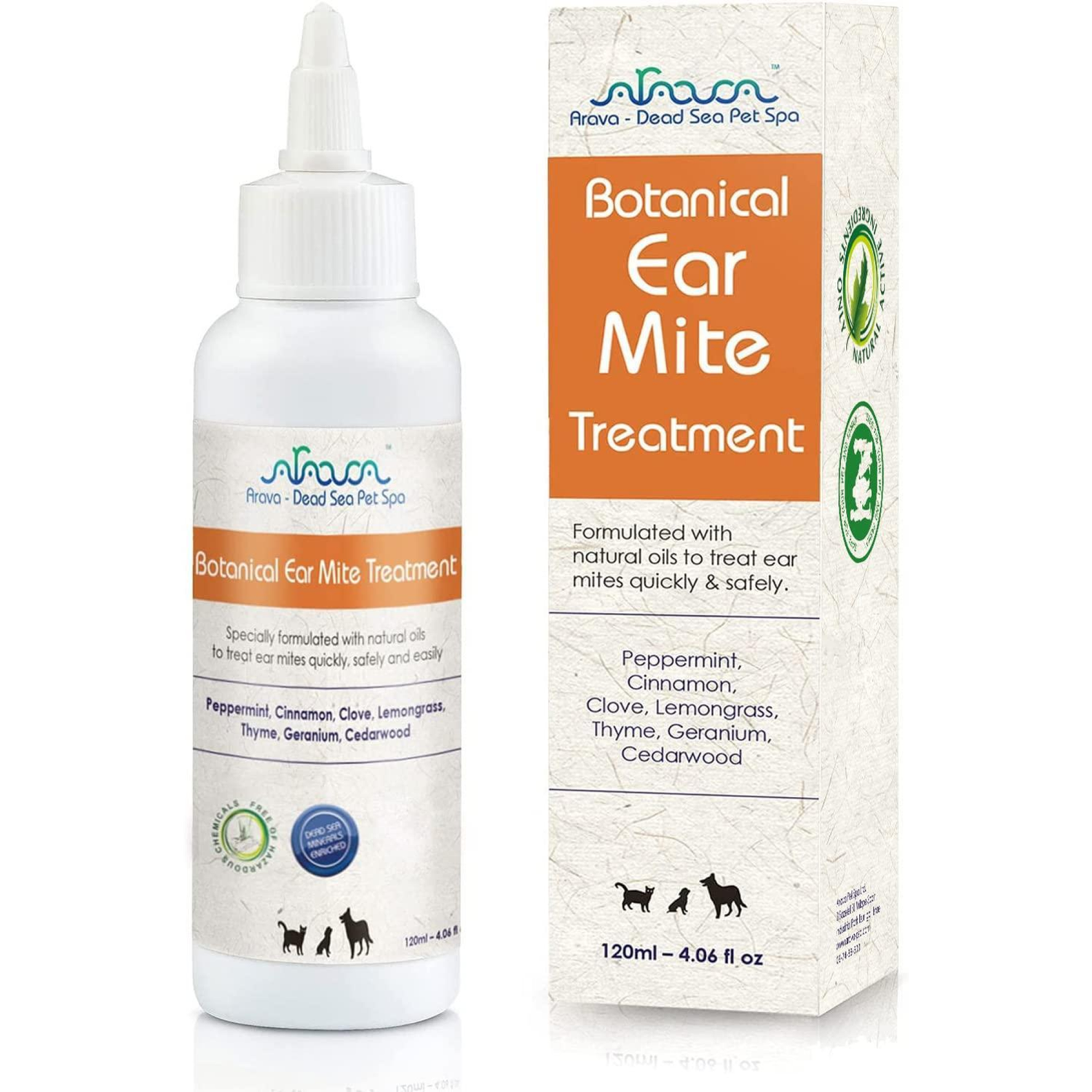 Onlihub Inc Vitamins & Supplements Onlihub Inc Natural Ear Mite Treatment for Dogs & Cats Vitamins & Supplements