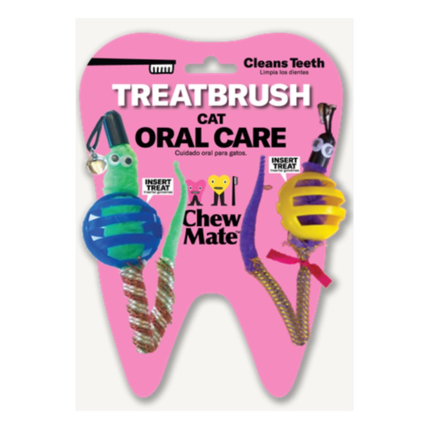 Chewmate (Allnat Innovations Inc) Oral Care Floss & Treat Toothbrush Toy Dental Care