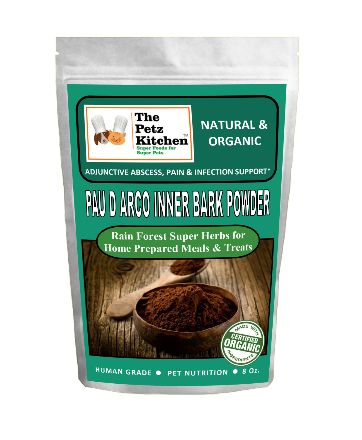 Organic Pet Systems Pau D Arco Inner Bark - Adjunctive Abscess