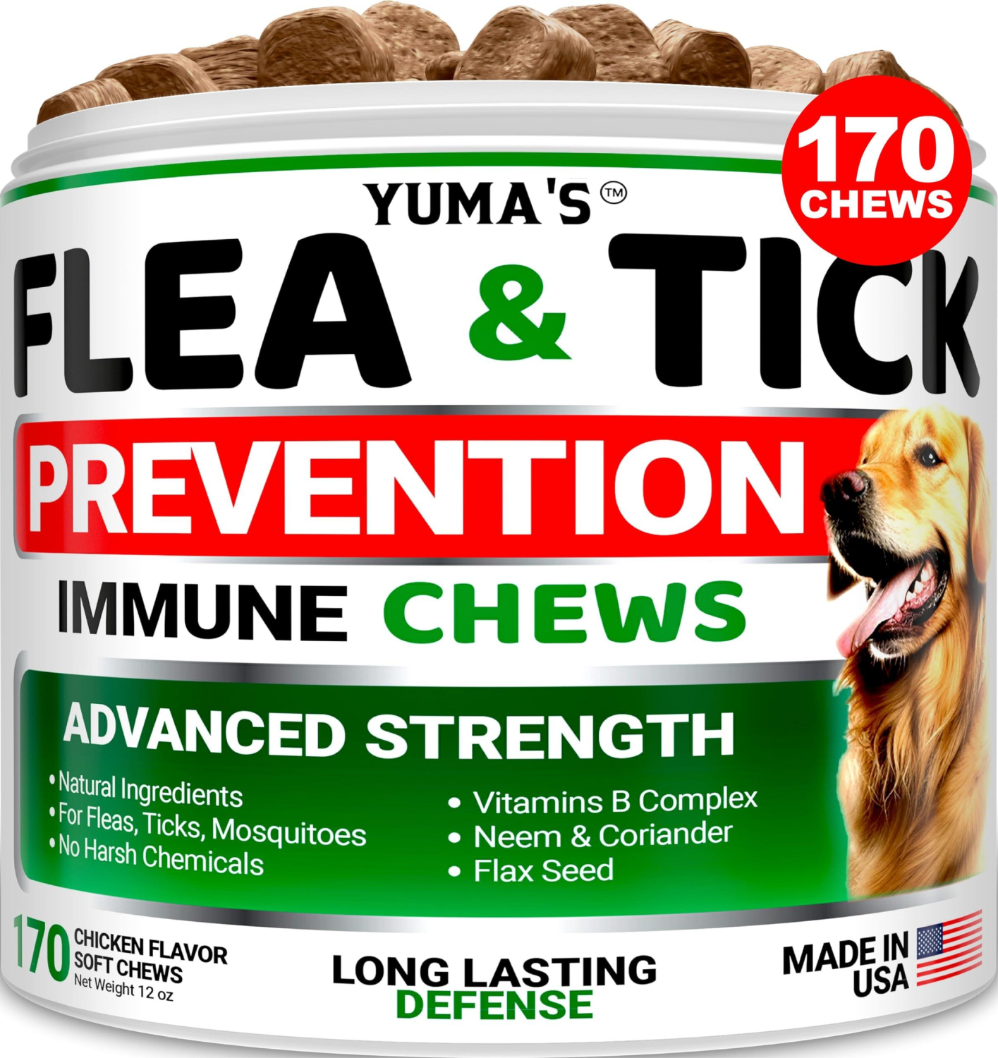 Onlihub Inc Flea and Tick Prevention for Dogs Pet Supplements