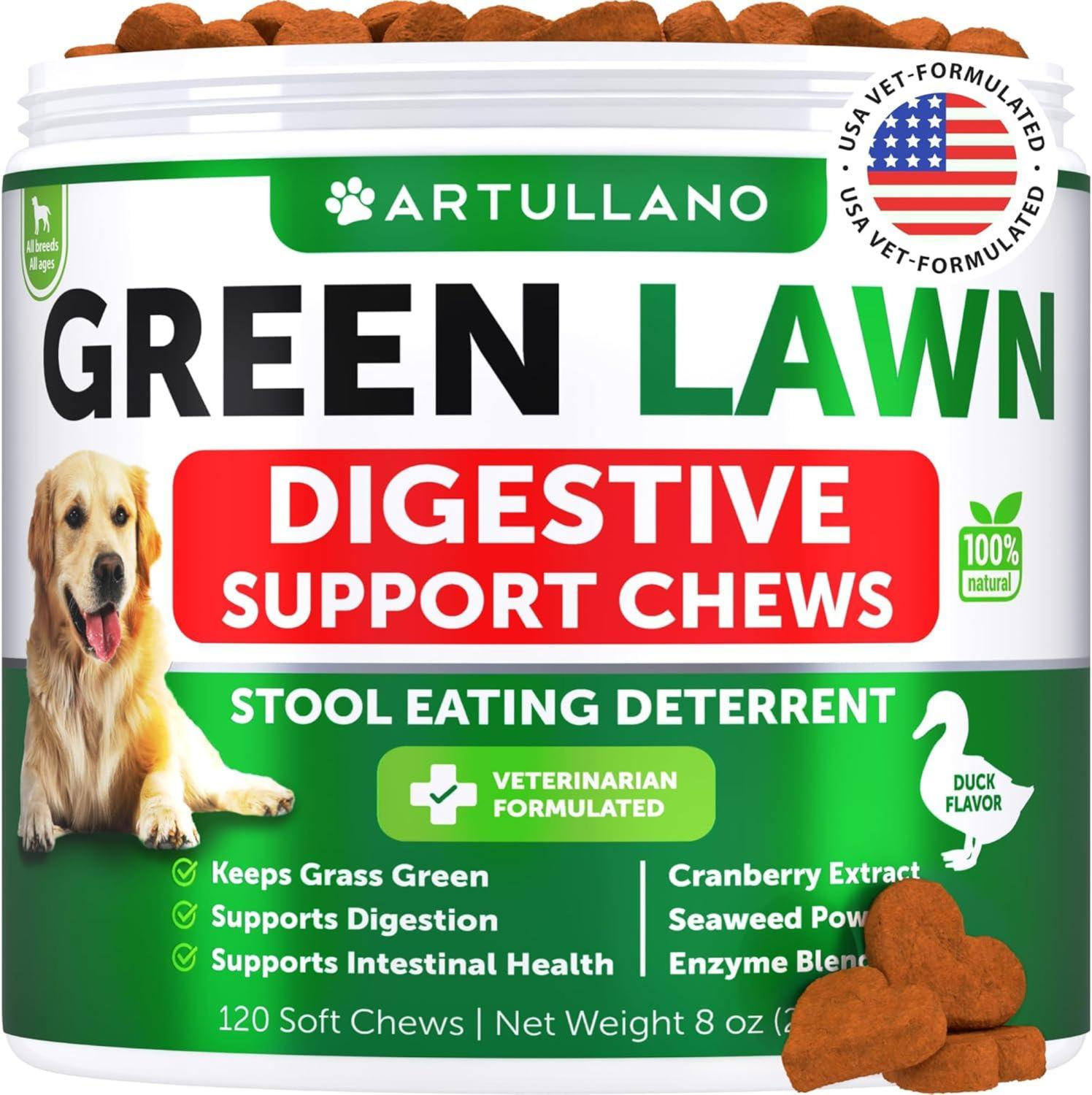 Onlihub Inc Grass Burn Spot Chews for Dogs Dog Supplements