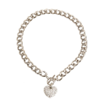 Bark Fifth Avenue Heart Toggle Necklace Dog Collars