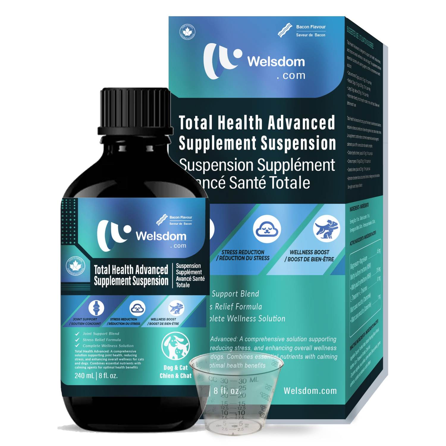 Welsdom Inc. Total Health Advanced Supplement Suspension - 240mL Vitamins