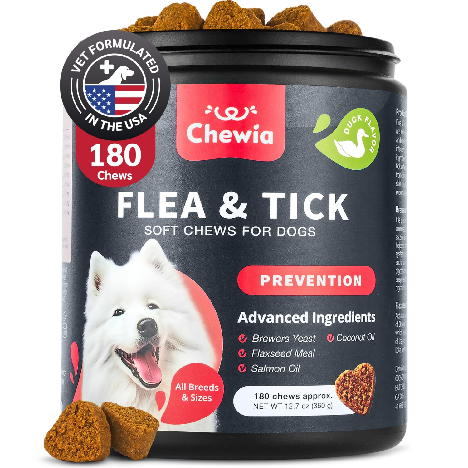 Onlihub Inc Dog Flea and Tick Treatment Chews Dog Supplements