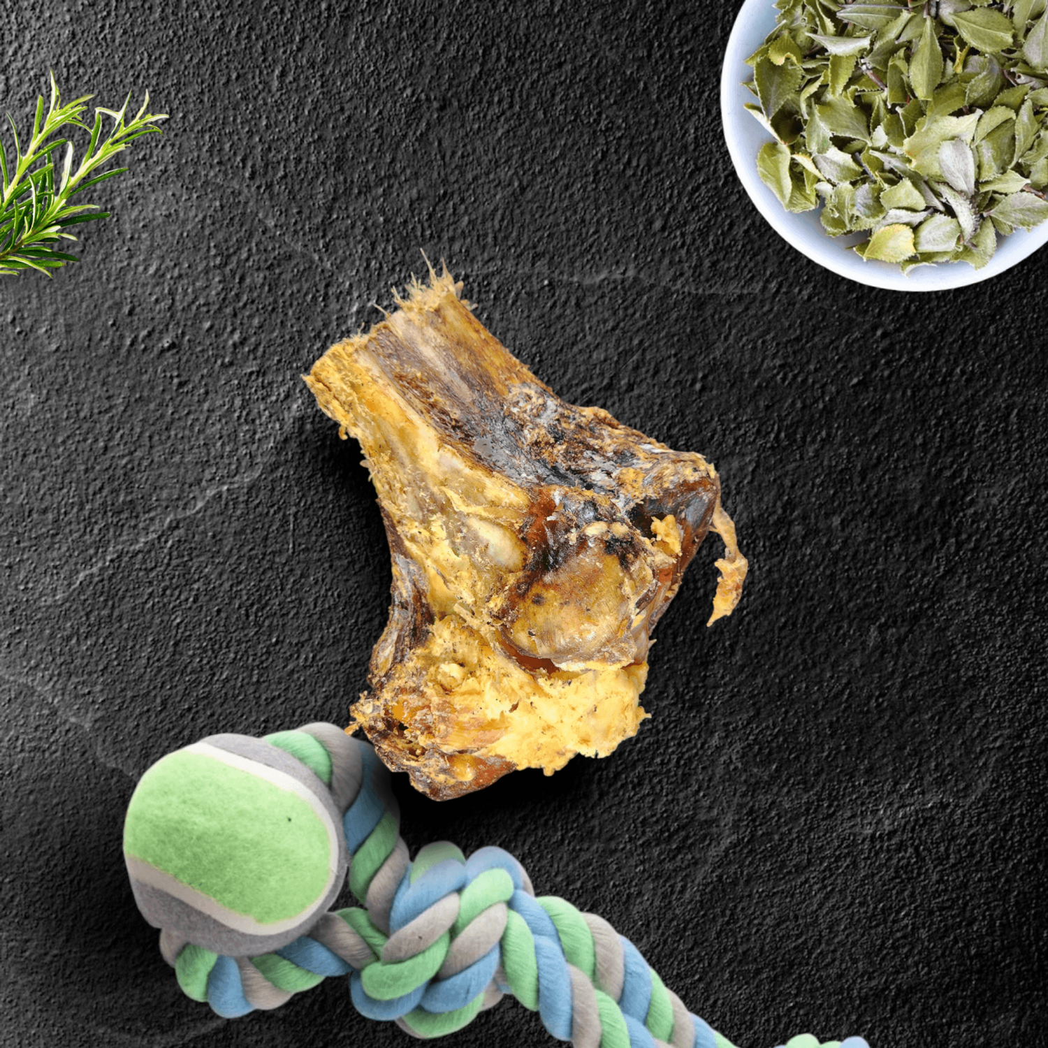 OstriTreats INC Large Ostrich Knuckle : The Ultimate Chew for Moderate & Power Chewers Dog Treats