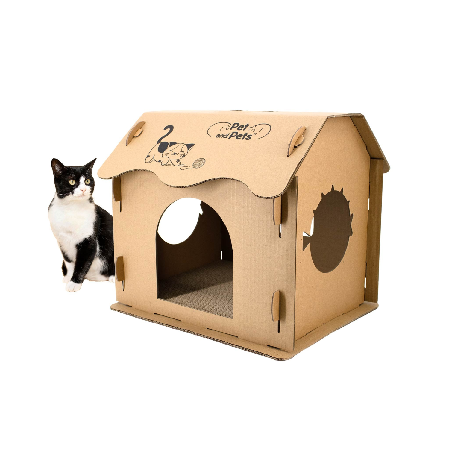 Petique Inc Scratch Pad Cat House Cat Houses
