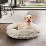 Bessie and Barnie Bagel Bed SM - Midnight Frost Dog Beds