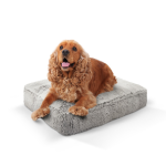 Bessie and Barnie Rectangle Bed MD - Frosted Snow Dog Beds