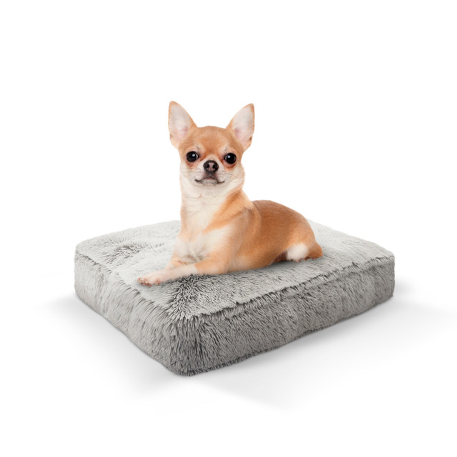 Bessie and Barnie Rectangle Bed SM - Frosted Snow Dog Beds