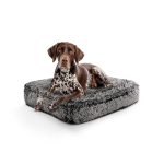 Bessie and Barnie Rectangle Bed LG - Midnight Frost Dog Beds