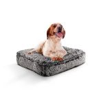 Bessie and Barnie Rectangle Bed MD - Midnight Frost Dog Beds