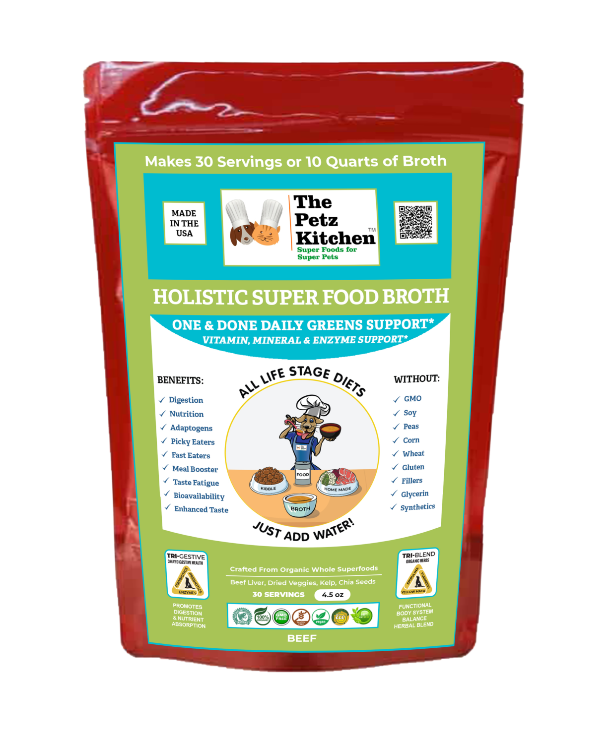 Organic Pet Systems Super Food Broth One & Done* Vitamin