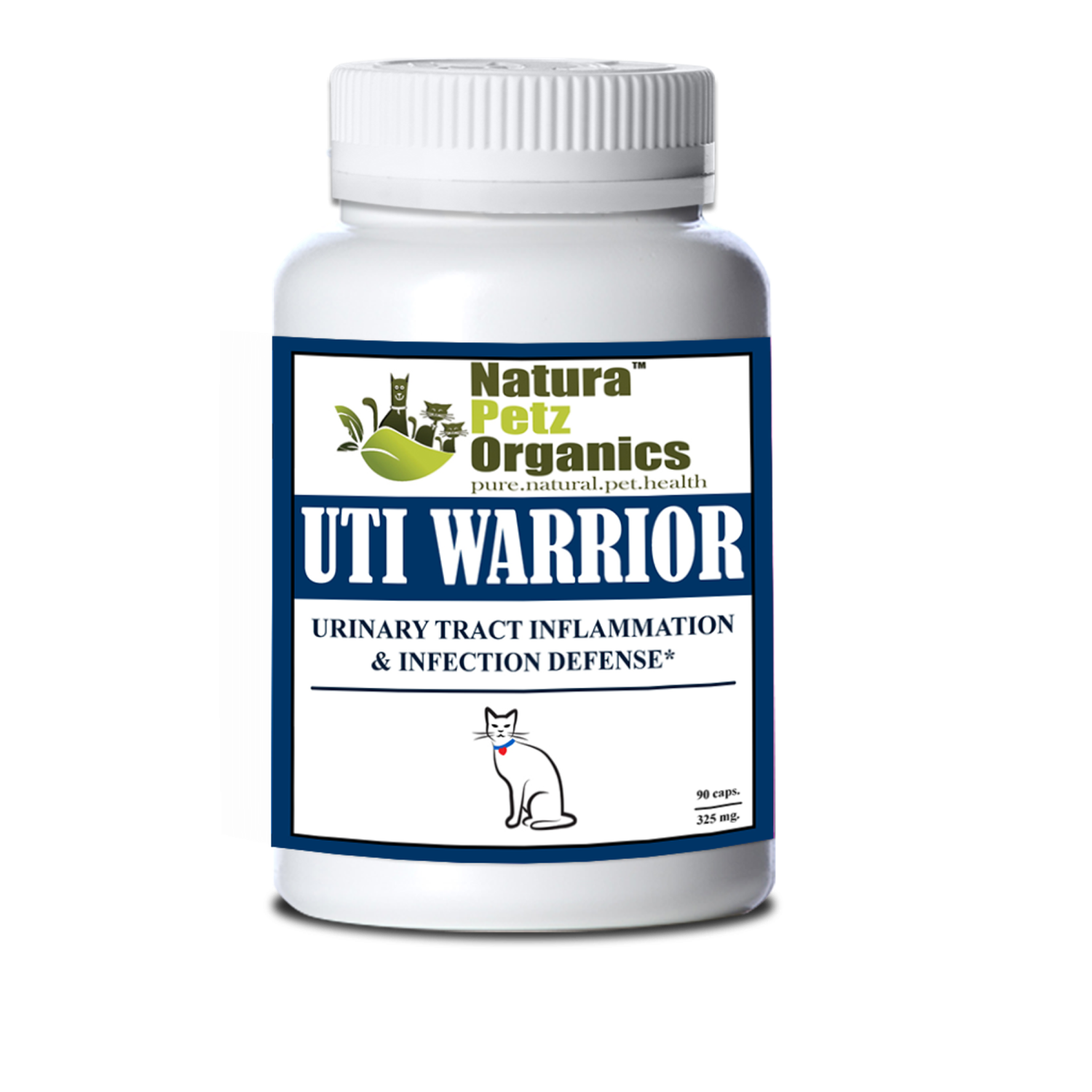 Organic Pet Systems Uti Warrior Max* Urinary Tract Inflammation & Infection Support* Dogs Cats Animal Vitamins & Supplements