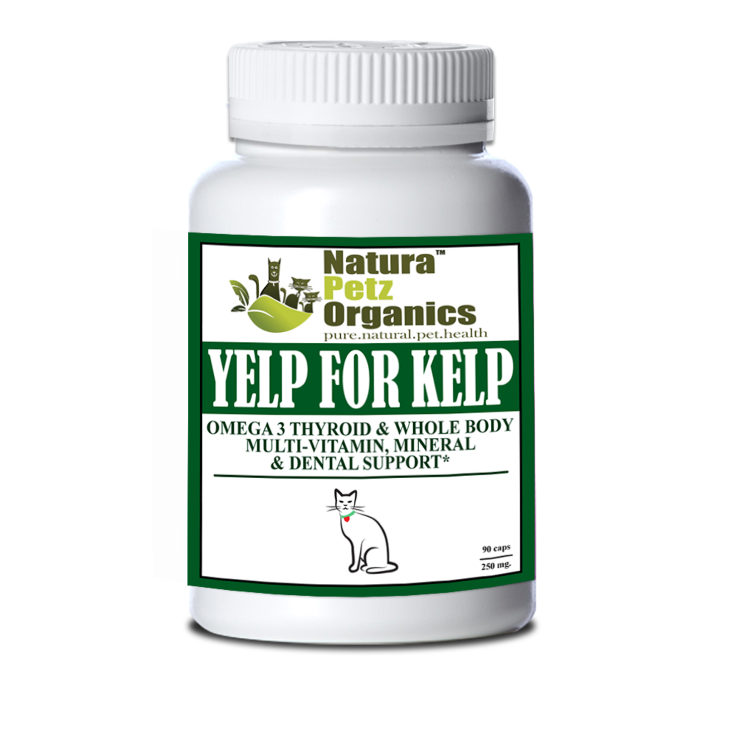Organic Pet Systems Yelp For Kelp - Omega 3 & 6 Thyroid & Whole Body Multi-Mineral