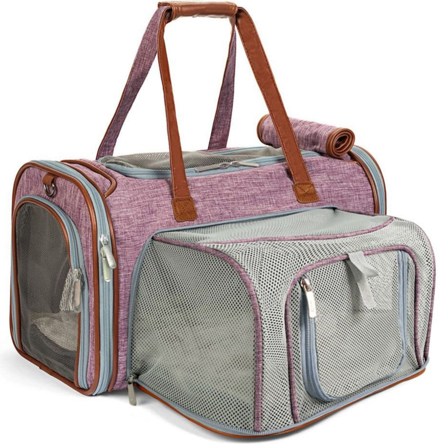 Mr. Peanut's Premium Products LLC Mr. Peanut's Gold Series Mini Size Expandable Pet Carrier Pet Carriers