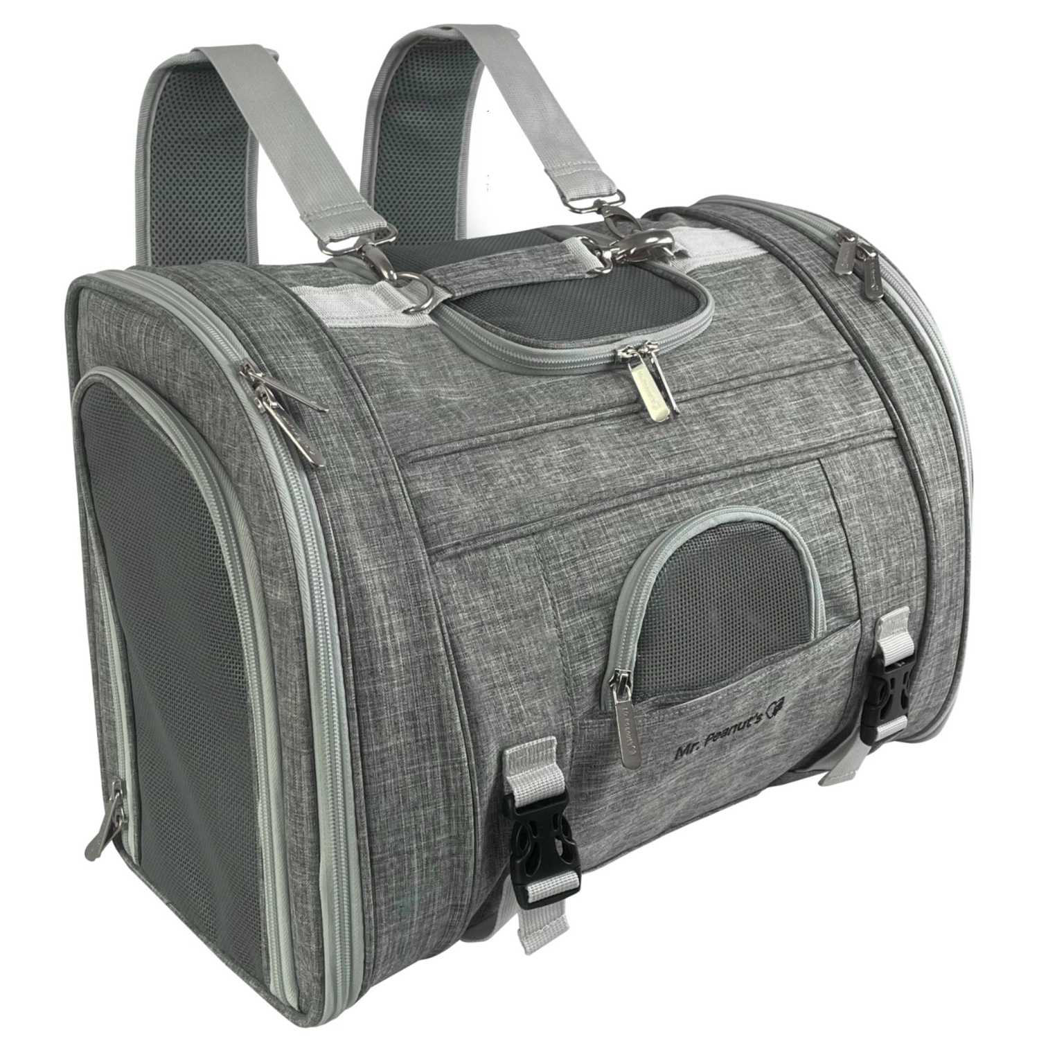 Mr. Peanut's Premium Products LLC Mr. Peanut's Monterey Series Convertible Backpack Airline Capable Pet Carrier Pet Carriers