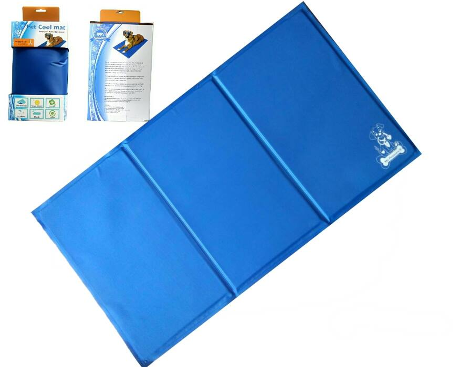 Mr. Peanut's Premium Products LLC Feeding Mats Mr. Peanut's Premium Products LLC Mr. Peanut's Pet Chill Pad - Pressure Activated Cooling Non-Toxic Gel Pet Mat Feeding Mats