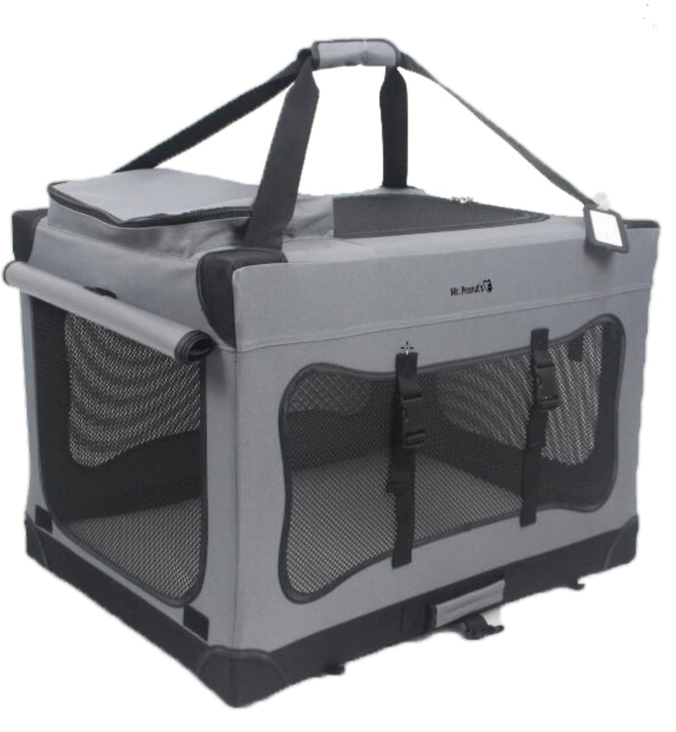 Mr. Peanut's Premium Products LLC Mr. Peanut's Soft Sided Portable Pet Crate with Lightweight Aluminum Frame Pet Carriers