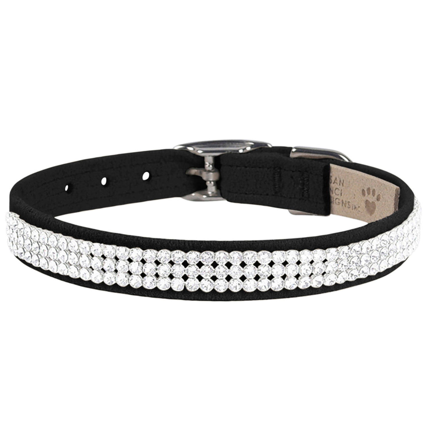 Susan Lanci Designs Susan Lanci Designs 3 Row Giltmore Crystals Collar Pet Collars