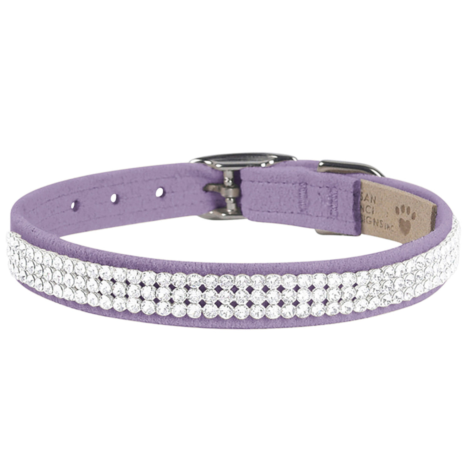 Susan Lanci Designs Susan Lanci Designs 3 Row Giltmore Crystals Collar Pet Collars
