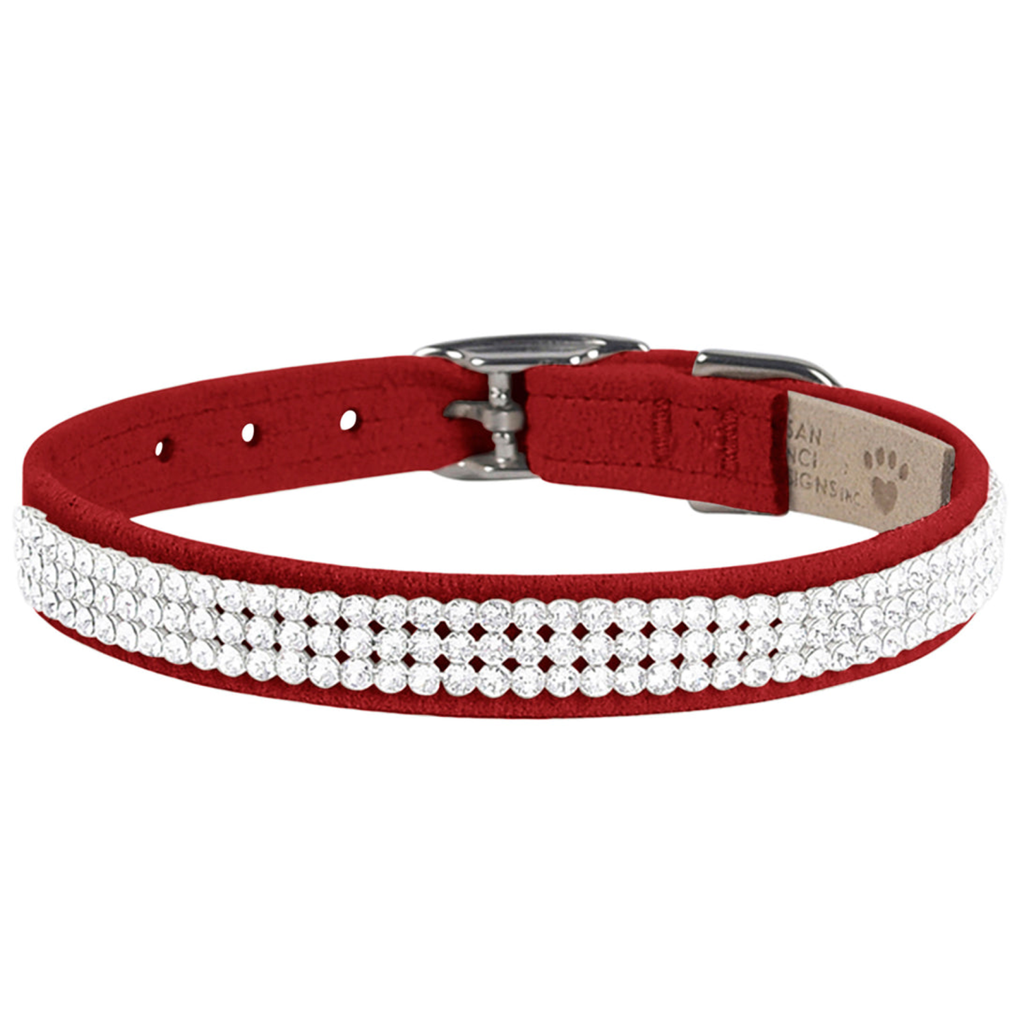 Susan Lanci Designs Susan Lanci Designs 3 Row Giltmore Crystals Collar Pet Collars