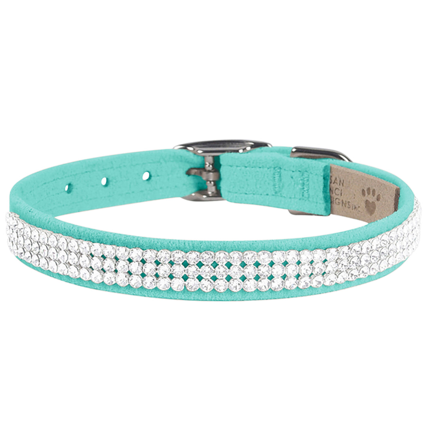 Susan Lanci Designs Susan Lanci Designs 3 Row Giltmore Crystals Collar Pet Collars
