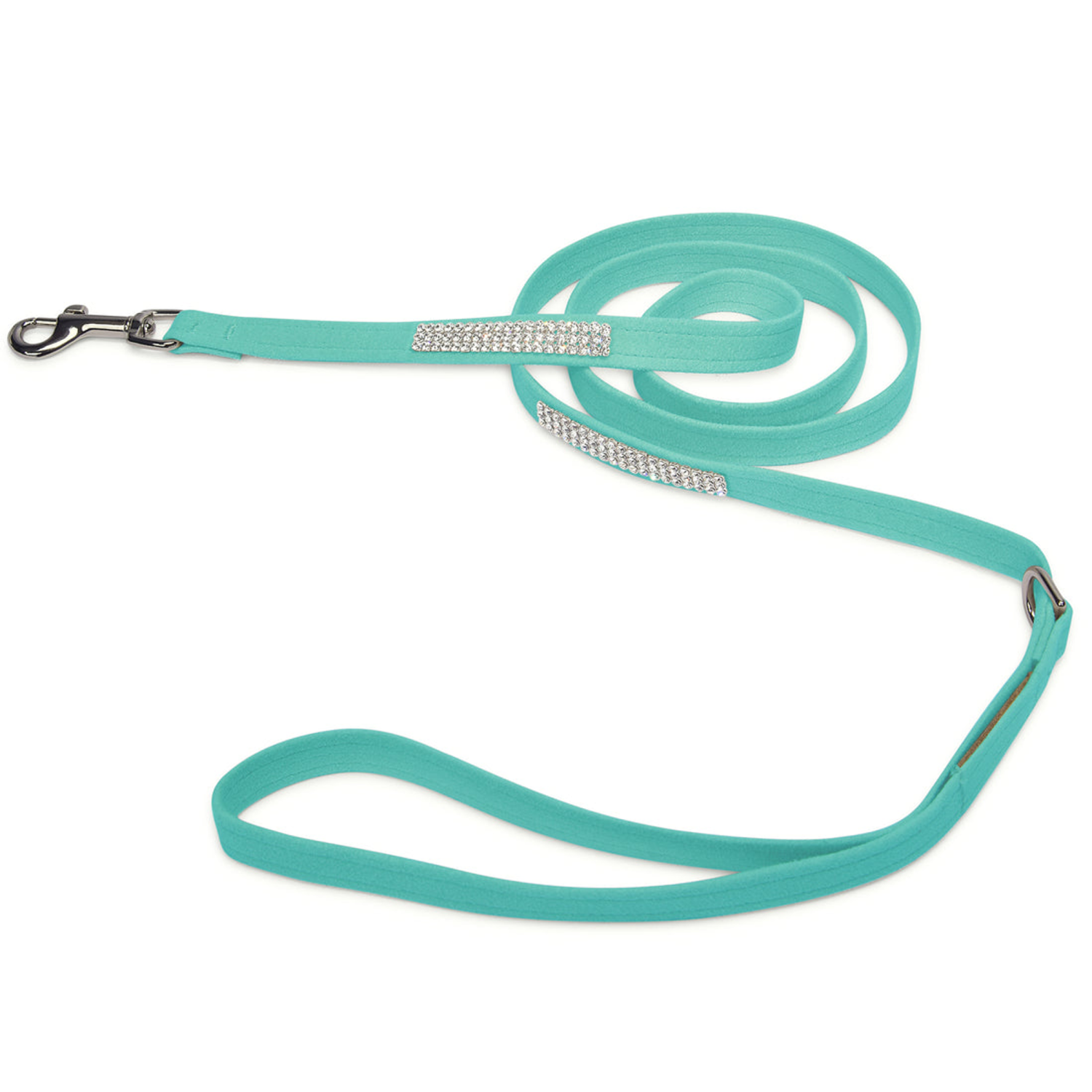Susan Lanci Designs Susan Lanci Designs 3 Row Giltmore Crystals Leash Dog Leashes