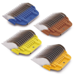 Pet Edge AGS WIDE Snap On Comb Set of 4 Clipper & Blade Accessories