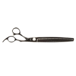 Pet Edge GE Blk Prl Shear Texturizer 8.5In 25 Tth Shears