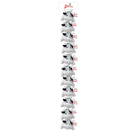 Pet Edge ZA Bitty Buddy Clip Strip - Moo 12pc Clip Strip