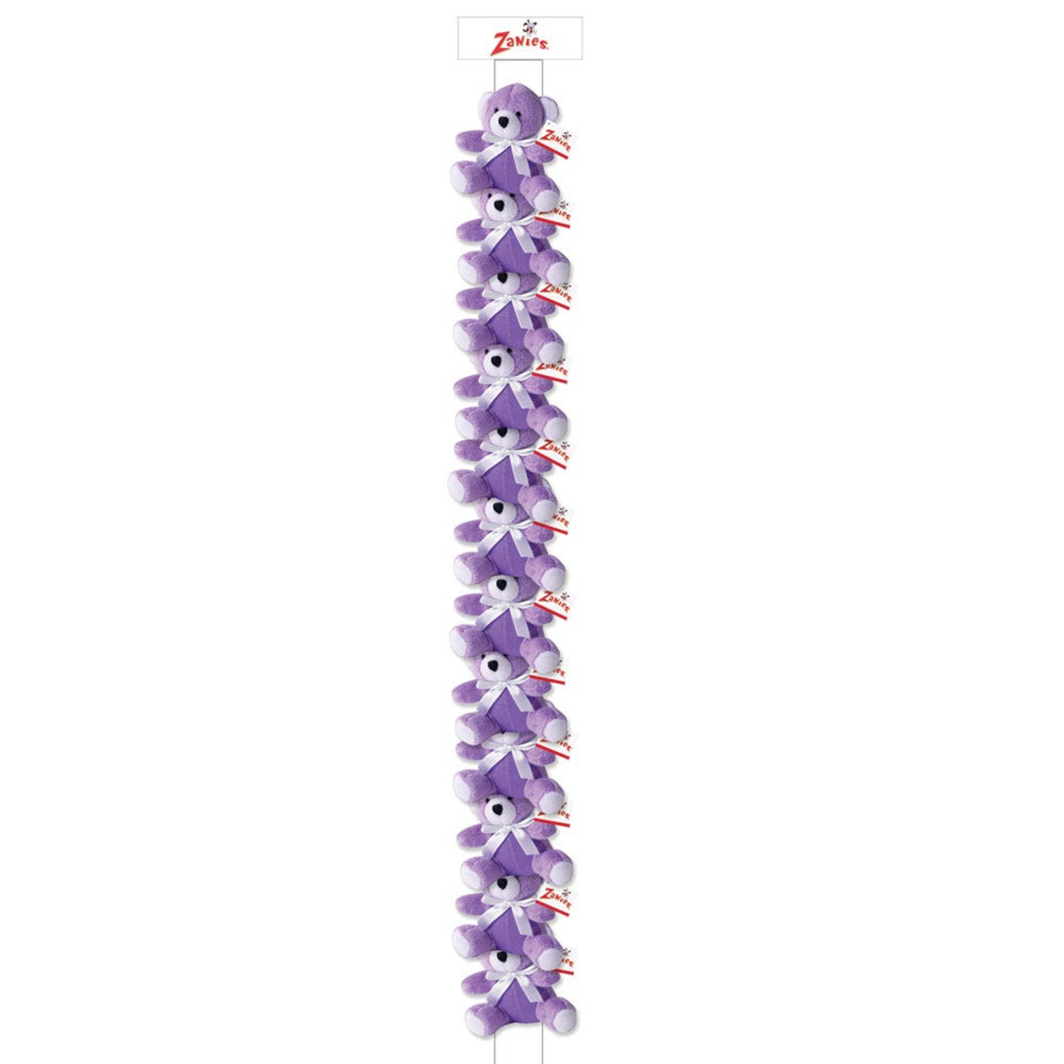 Pet Edge ZA Itty Bitty Clip Strip - Bear 12 pc Clip Strip