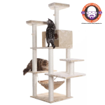 AeroMark International Inc Armarkat Real Wood 72" Beige Cat Tree SratchIng Post A7202 Scratchers