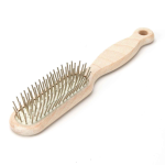 Pet Edge AS Wooden Pin Brush Oblong Tools