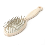 Pet Edge AS Wooden Pin Brush Oval Tools