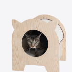 AeroMark International Inc Armarkat S1203 Premium Wood Cat Hideaway Scratchers