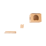 AeroMark International Inc Armarkat Wall Series: Tree W1907A With Condo