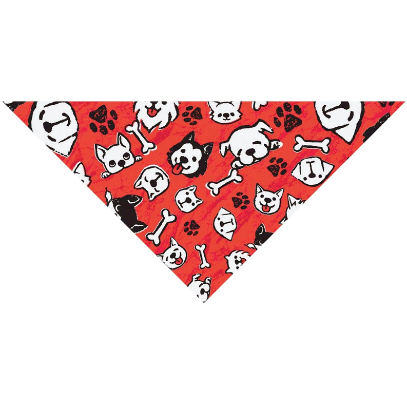 Pet Edge Bandanas Pet Edge TP My Pups Red Bandana Bandanas