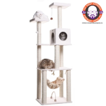 AeroMark International Inc Real Wood B7301 Classic Ivory Cat Tree