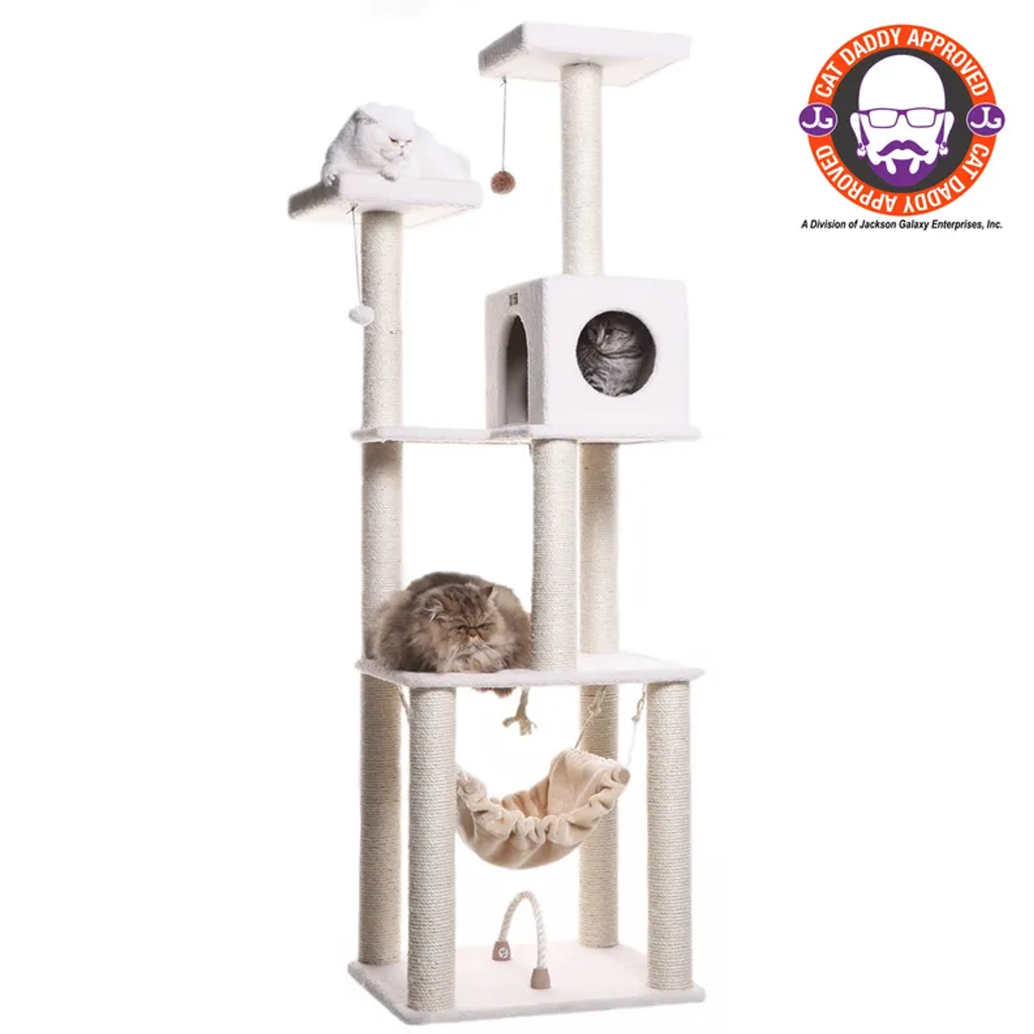 AeroMark International Inc Real Wood B7301 Classic Ivory Cat Tree