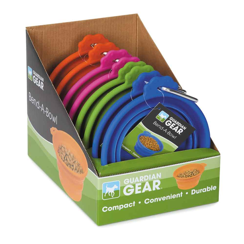 Pet Edge Portable food & water Pet Edge GG Bend-a-Bowl Display 8pk M Portable food & water