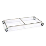 Pet Edge PS Modular Cage Base w/Wheels SS ProCages & Kennels