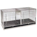 Pet Edge PS Modular Cage w/Plastic Tray SS ProCages & Kennels