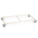 Pet Edge PS Color Modular Cage Base w/Wheel Wht ProCages & Kennels