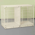 Pet Edge PS Color Modular Cage w/PlasTry XT Wht ProCages & Kennels