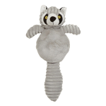 Pet Edge ZA Country Crew 4Pk Raccoon Stuffed Plush